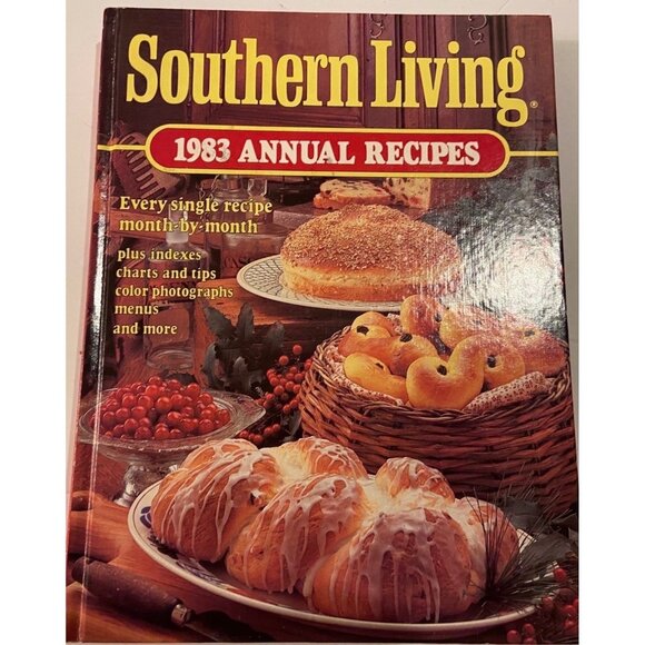 Vtg Southern Living 1980 & 1983 Ann. Recipes Cookbooks:Over 1400+ Pages Recipes - Picture 7 of 13